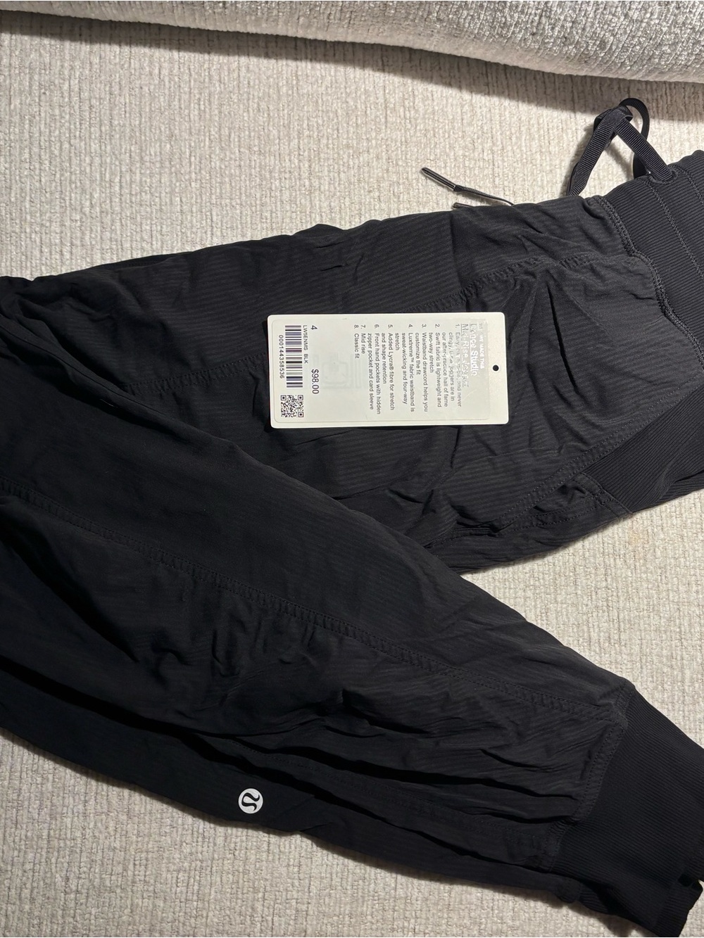 lululemon athletica Black Women's Track Jogger Pants